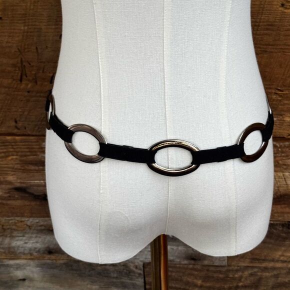 SUZI ROHER LEATHER & METAL LINK BELT - Picture 3 of 10